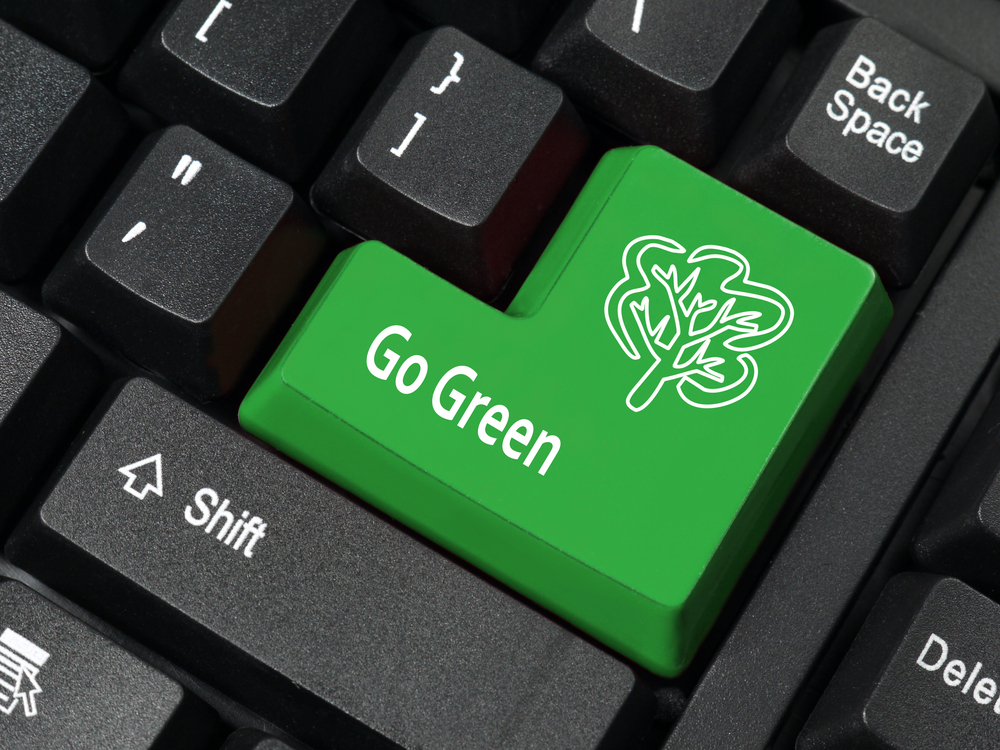 Green keyboard energy © pryzmat Shutterstock