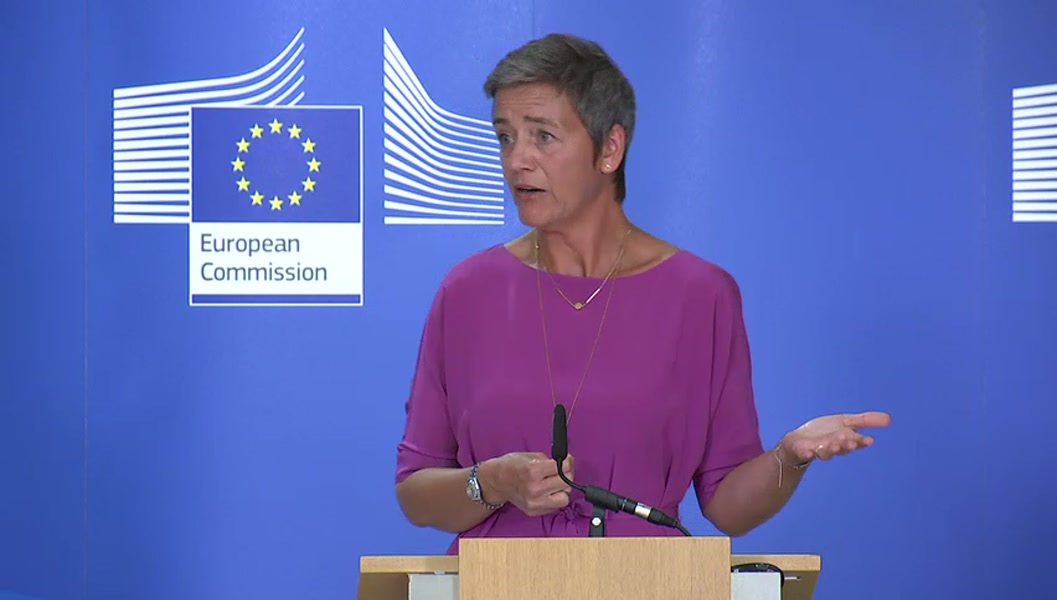 EU competition commissioner Margrethe Vestager.  European Commission